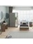 New Home Genç Odası Takımı 4'lü Set Beton-Kahve HM11-CG 2
