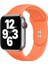 42 mm - 44 mm M/l Apple Watch 3 4 5 6 Se Uyumlu Silikon Kordon Kayış Turuncu 1