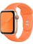 42 mm - 44 mm M/l Apple Watch 3 4 5 6 Se Uyumlu Silikon Kordon Kayış Açık Turuncu 1