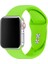 42 mm - 44 mm M/l Apple Watch 3 4 5 6 Se Uyumlu Silikon Kordon Kayış Neon Yeşil 1
