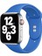 42 mm - 44 mm S/m Apple Watch 3 4 5 6 Se Uyumlu Silikon Kordon Kayış Saks Mavi 1