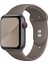 42 mm - 44 mm S/m Apple Watch 3 4 5 6 Se Uyumlu Silikon Kordon Kayış Kahverengi 1