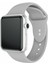 38 mm - 40 mm M/l Apple Watch 3 4 5 6 Se Uyumlu Silikon Kordon Kayış Gri 1