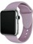 38 mm - 40 mm M/l Apple Watch 3 4 5 6 Se Uyumlu Silikon Kordon Kayış Lila 1