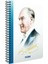 Atatürk Spiralli Pp Plastik Kapak 80 Yaprak A4 Defter Seti Kareli 4'lü 4