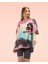 R-5209 Oversize Patch 'lı Batik T-Shirt 3