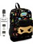 Kids Dört Gözlü Ninja Baskılı Usb + Aux Soketli İlkokul Çantası 1