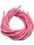 6mm Pembe Renk Polimer Kil Fimo Boncuk DIZISI,40CM Hamur Boncuk Fimo Dizi 3