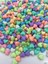 25GR 10MM Pastel Karışık Renkli Plastik Kalp Model Boncuk ,takı Yapım Boncuğu (25GR,~60 Adet) 2