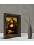 Gift Mona Lisa Tasarımlı Dekoratif Doğal Masif Ahşap Çerçeve 15X20CM-1 1