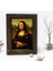 Gift Mona Lisa Tasarımlı Dekoratif Doğal Masif Ahşap Çerçeve 15X20CM-1 2