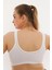 Dantel Detaylı Pamuklu Ribana Anne Yarım Atlet Sütyen 6010 4