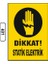 Dikkat Statik Elektrik Uyarı Ikaz Levhası 1