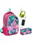 Coral High Pembe Yeşil Flamingolar Baskılı Okul Çanta Seti Kız Çocuk 1