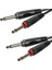 Mono Gitar Hazır Kablo 3 M 2 x 6.3 mm RX-K13003 1