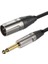 RX-K13101 1 Metre 6.3 mm Mono Gitar -Xlr Erkek Mikrofon Kablosu 1