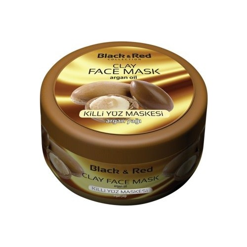 Black&red Clay Face Mask Argan Oil Killi Yüz Maskesi 400GR Fiyatı