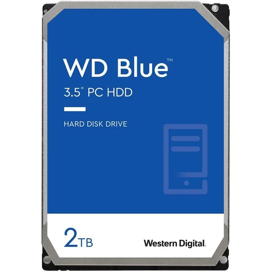 Wd Blue 3.5 Sata Iıı 6gb/s 256MB  2 Tb Hard Disk WD20EZBX