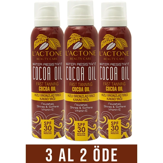 L'ACTONE Cocoa Oil 3'lü