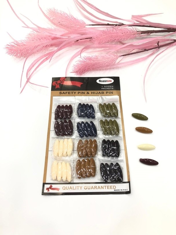 Nazarone Türban Iğnesi (12 Pk. 48 Adet )