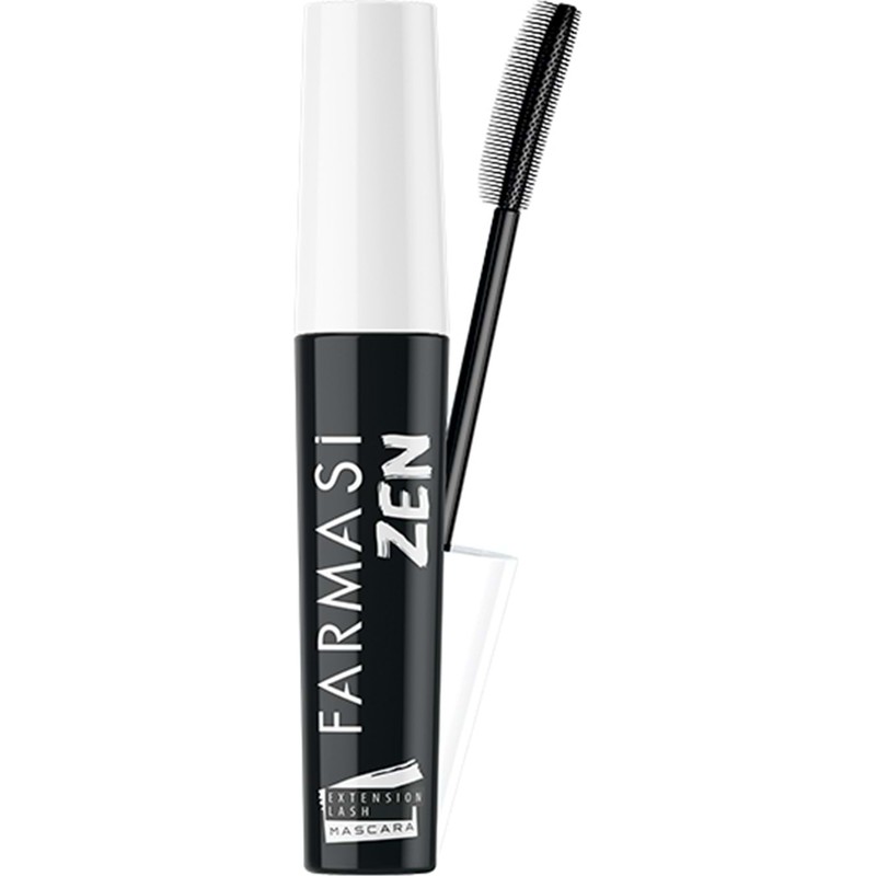 Farmasi Zen Hacim Verici Uzatma Etkili Maskara 8 ml Siyah Renkli Büyük Boy