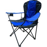 Dft Kollu Katlanır Premium Kamp Sandalyesi Mavi