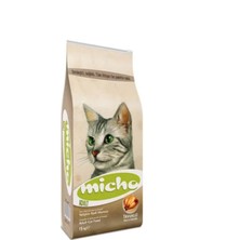 Micho Adult Cat Tavuklu (Hamsi ve Pirinç Eşliğinde) Yetişkin Kedi Maması 15 Kg.