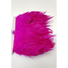 Hayalperest Boncuk Fuşya Horoz Tüyü 1 mt