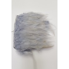 Hayalperest Boncuk Gri Horoz Tüyü 1 mt