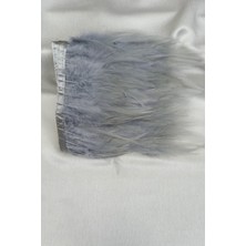 Hayalperest Boncuk Açık Gri Horoz Tüyü