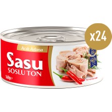 Sasu Acılı Ton Balığı 24X160G Bütün Dilim