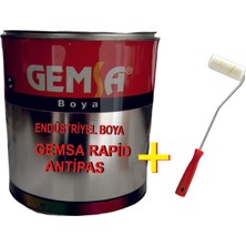 Gemsa Rapid Antipas Endüstriyel Boya 15 kg Kırmızı