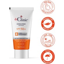 Dr. Clinic  Güneş Koruyucu Krem Leke Karşıtı Spf 50 + 3'lü Set 50 ml