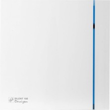 Soler Palau Silent 100 Cz Design Sessiz Dekoratif Banyo Wc Havalandırma Fanı, 85 m³/h hava debisi, Ø100 mm bağlantı çapı
