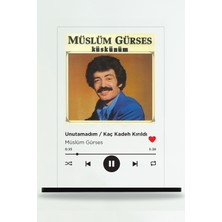Binbirürün Spotify Siyah Pleksi Ayak - Unutamadım - Kaç Kadeh Kırıldı / Müslüm Gürses