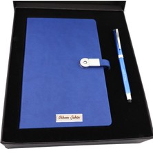Pigado Isme Kişiye Özel 16 GB Usb'li Defter Dokunmatik Roller Kalem Seti