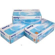 Tenty Mb Tenty Nitril Pudrasız (Mavi)  Eldiven Large