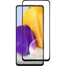 Caseart Samsung Galaxy A72 Tam Kaplayan Temperli Ekran Koruyucu Cam