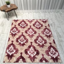 Payidar Halı Yıkanabilir Kaymaz Taban Desen 020 Pembe 80 x 150 cm Dijital Baskı Halı