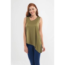 Blackspade Kadın Tensel Sıfır Yaka Kol T-Shirt