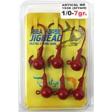 Sea Horse Jighead 1/0 7 gr 1938 Bln Kırmızı 6 Pcs