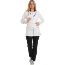 Fbc Tekstil Nehir Doktor Önlüğü Eczacı Önlüğü Hemşire Önlüğü Estetisyen Önlüğü Uzun Kol Kadın Önlük