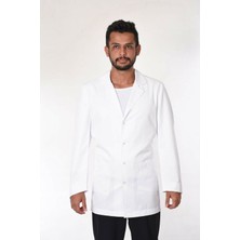 Fbc Tekstil Kırma Yaka Doktor Önlüğü Eczacı Önlüğü Hemşire Önlüğü Estetisyen Önlüğü Uzun Kol Erkek Beyaz Önlük