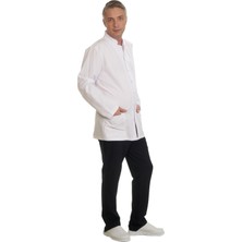 Fbc Tekstil Erkek Hakim Yaka Doktor Önlüğü Eczacı Önlüğü Hemşire Önlüğü Estetisyen Önlüğü Alpaka Uzun Kol Önlük