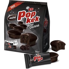 Eti Popkek Mini Bitter Çikolatalı Kek 162 g x 10 Adet