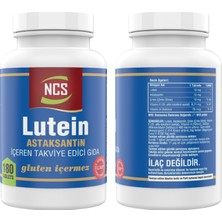 Ncs Lutein 15 Astaksantin 12 Mg 180 Tablet Çinko &  Shark Cartilage Demir Vitamin D3 1000 Mg 120 Tablet