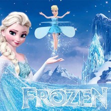 Princess Prenses Elsa Frozen Uçan Peri El Sensörlü Şarjlı Uçan Bebek