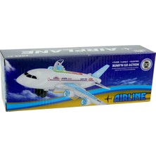 Happy Toys Airline Pilli Işıklı Sesli Çarp-Dön Uçak