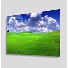 Idealizbiz Yeşil Cam Tablo 4mm Dayanıklı Temperli Cam