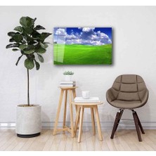 Idealizbiz Yeşil Cam Tablo 4mm Dayanıklı Temperli Cam